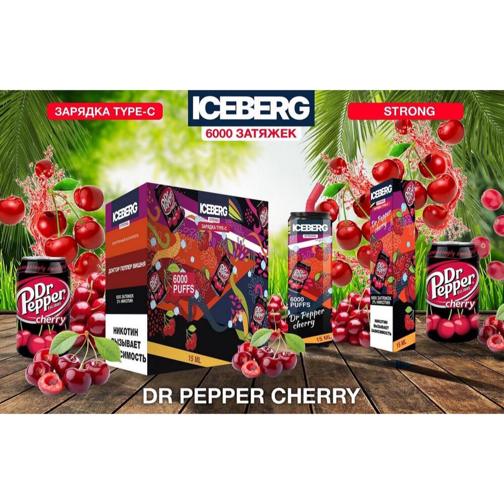ICEBERG Max Strong 6000 Dr. Pepper Cherry