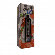 Бруско 3000 Клубника со сливками Электронная сигарета | Brusko Go Giga 