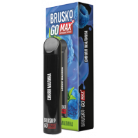 Бруско 1500 Синяя Малина одноразовая сигарета Brusko Go Max 