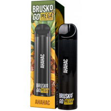 Бруско 2200 Ананас электронная сигарета Brusko Go Mega
