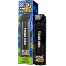 Бруско 2200 Синяя Малина одноразовая сигарета Brusko Go Mega