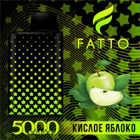 Fatto Pods 5 Star 5000 Кислое Яблоко