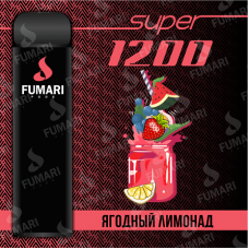 Fumari Pods Super 1200 Ягодный лимонад Электронная сигарета 