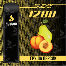 Fumari Pods Super 1200 Груша Персик Фумари электронная сигарета 