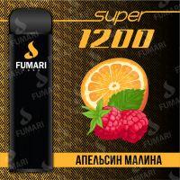 Fumari Pods Super 1200 Малина Апельсин Фумари электронная сигарета 