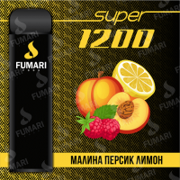 Fumari Pods Super 1200 Малина Персик Лимон одноразка