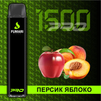 Fumari Pods Pro 1500 Яблоко Персик Фумари электронная сигарета 