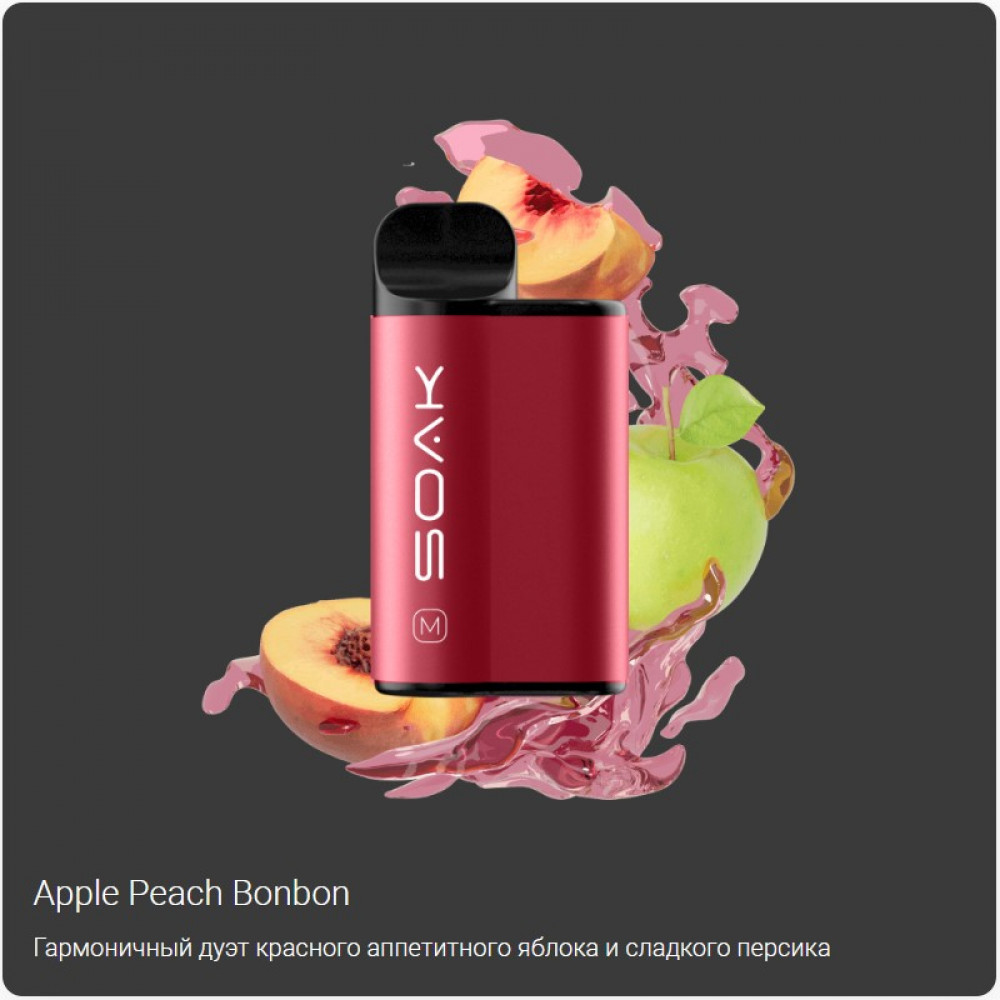 SOAK M 4000 Apple Peach Bonbon
